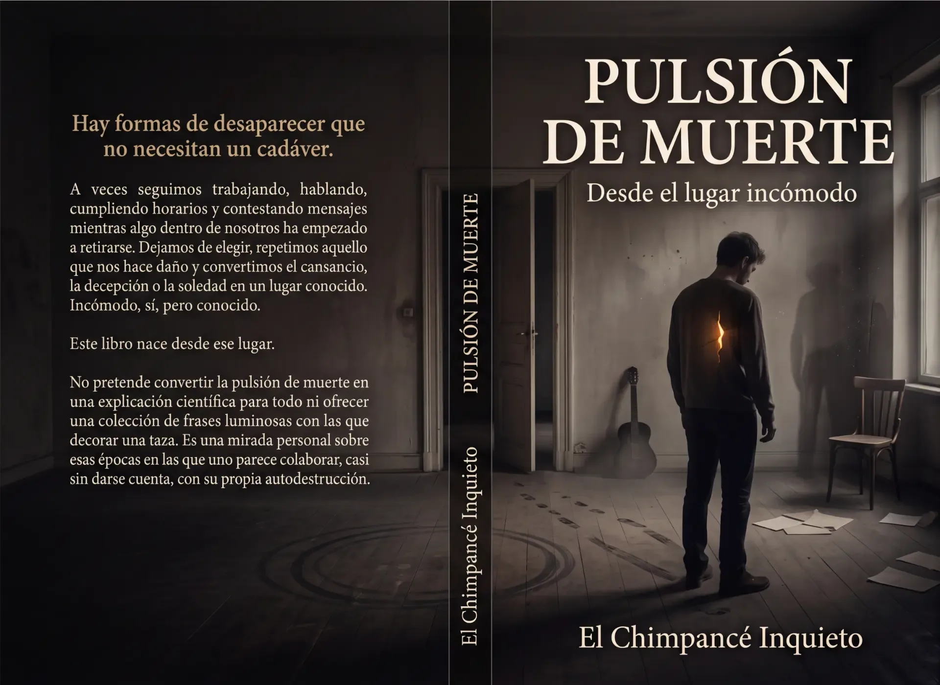 Portada del libro Pulsión de Muerte, Desde el lugar incómodo, de El Chimpancé Inquieto