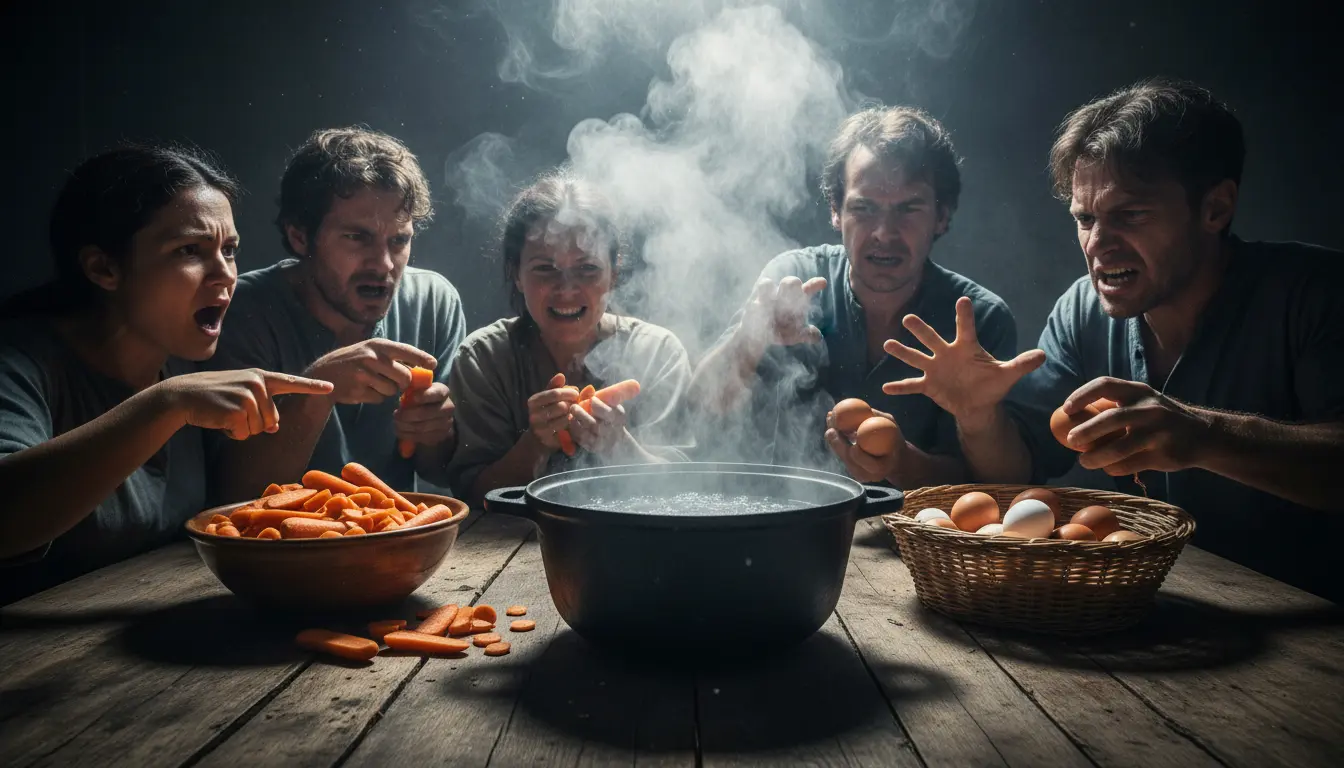 Zanahorias, huevos y café. Una reflexión que necesito hacer